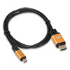  HDMI (Am) -- micro HDMI (Dm) 1.4 DEFENDER 08-04PRO, gold 24K, 1 , 