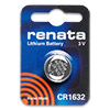 Батарейка Renata CR1632 3V круглая, 1 шт в блистерной упаковке