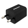    SmartBuy TRAVELER<br /> 220V->  USBx2 5V 1000+2100, Soft-touch, Black
