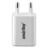    SmartBuy TRAVELER<br /> 220V->  USBx2 5V 1000+2100, Soft-touch, White