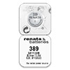 Батарейка Renata SR389 1.55V круглая (1130), 1 шт в блистерной упаковке