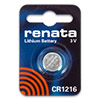  Renata CR1216 3V , 1    