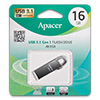  USB Flash () 16Gb Apacer AH15A (USB 3.1 Gen 1) Ashy