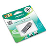  USB Flash () 32Gb Apacer AH15A (USB 3.1 Gen 1) Ashy