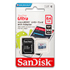   microSDXC SanDisk Ultra 64Gb  (Class10 UHS-I)   SD 