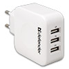    DEFENDER UPA-30<br /> 220V->  USBx3 5V 4000, White