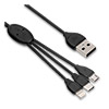  USB 2.0 (m) -- micro USB 2.0 (m) REMAX RC-050Th, 1 , 2, 