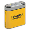 Батарейка VARTA квадратная  4.5V 3R12 (солевая), 1 шт в технологической упаковке Shrink