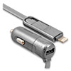     REMAX FINCHY<br /> USB+microUSB+Apple 8-pin 5V 3400, Grey