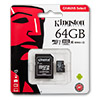   microSDXC Kingston Canvas Select 64Gb  (Class10 UHS-I)   SD 