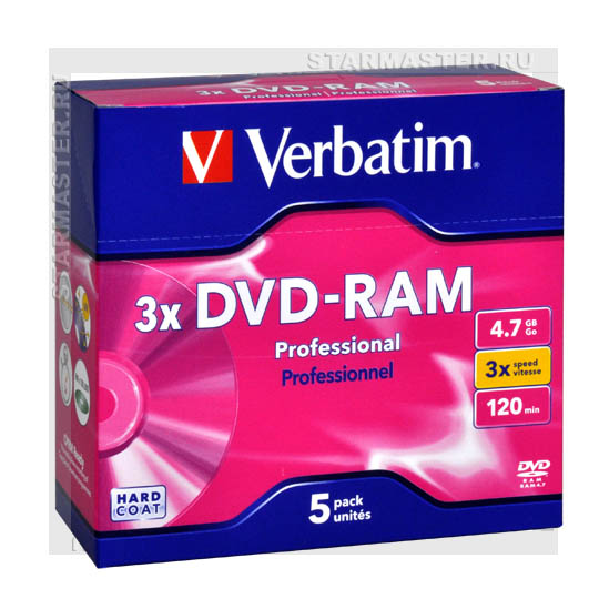  () Verbatim DVD-RAM 4,7Gb