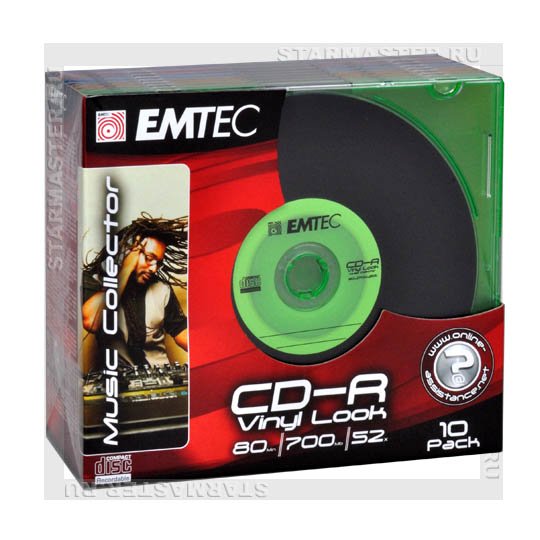 Диски (болванки) EMTEC CD-R 700Mb (80 min)