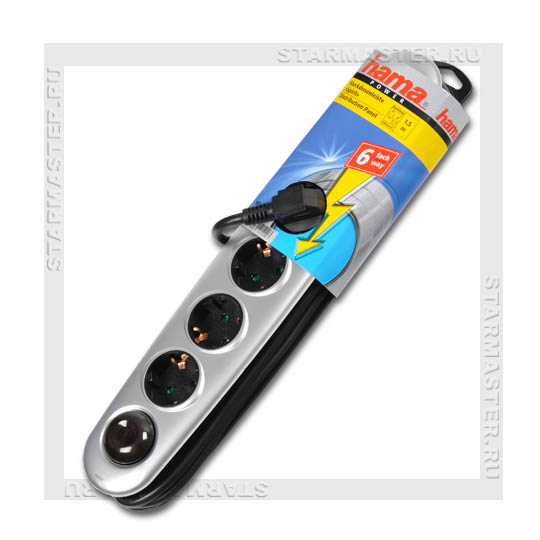 ���������� ������� Hama  &laquo;Spirit&raquo; 6 �������, �����������, 1.5 �  (H-108802)