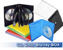 CD, DVD, Blu-ray box