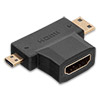 HDMI (f) -- mini HDMI + micro HDMI (m), Perfeo