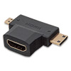  HDMI (f) -- mini HDMI + micro HDMI (m), Perfeo