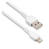 Кабель для Apple iPhone 5,6,7/iPad Air (Lightning) -- USB HOCO Х20, 1 метр, 2.4А, белый