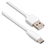 Кабель USB 2.0 (Am) --  USB Type-C (m) HOCO X1, 1 метр, белый