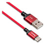 Кабель USB 2.0 (Am) --  USB Type-C (m) HOCO X14, 1 метр, красный