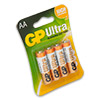 Батарейка GP Ultra AA  1.5V LR6, 4 шт в блистерной упаковке