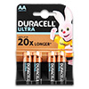  Duracell Ultra Power AA  1.5V LR6, 4    