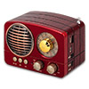 Радиоприемник BLAST BPR-705 с MP3 плеером, USB/microSD, Bluetooth, 5V/аккумулятор, красный