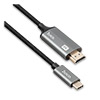 Кабель HDMI -- USB Type-C 2.0 (m-m), 1.8м HOCO UA13, 4K, Gray