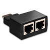 Адаптер HDMI (m) -- RJ45x2 (f), SmartBuy