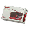 Радиоприемник Perfeo i20 «ASPEN» FM/MP3 красный, USB/microSD, аккумулятор 18650