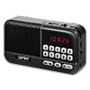 Радиоприемник Perfeo i20 «ASPEN» FM/MP3 серый, USB/microSD, аккумулятор 18650