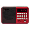 Радиоприемник Perfeo i90 «PALM» FM/MP3 красный, USB/microSD, аккумулятор 18650