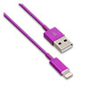   Apple 8-pin - USB, 1.0 SmartBuy PLAIN COLOR, Violet, 2A, BOX