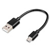 Кабель USB 2.0 -- micro USB, 0.15м SmartBuy SHORT, черный, 3A, BOX