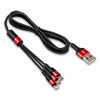  USB 2.0 -- 31 micro USB+Apple 8-pin+Type-C, 1.0 HOCO X26,  