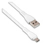 Кабель USB 2.0 -- micro USB, 1.0м HOCO Х40, плоский, белый, 2.4А