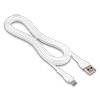 Кабель USB 2.0 -- micro USB, 1.0м HOCO Х40, плоский, белый, 2.4А