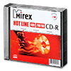 Диски (болванки) Mirex CD-R 700Mb (80 min) 48x HOTLINE slim box 