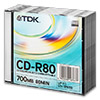  () TDK CD-R 700Mb (80 min) 52x  slim box 
