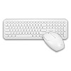 Комплект беспроводной 2в1 клавиатура+мышь SmartBuy 666395, White
