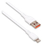 Кабель для Apple 8-pin - USB, 1.0м GoPower GP01L, White, 2.4A
