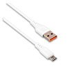 Кабель USB 2.0 -- micro USB, 1.0м GFPower 01M, White, 2.4A