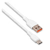 Кабель USB 2.0 - USB Type-C, 1.0м GFPower F08T, White, 2.4A