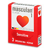 Презервативы Masculan Classic 1 Sensitive (нежные), уп.3 шт.