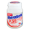 Жевательная резинка Mentos Pure White «Клубника», без сахара, в банке, 54 г