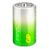Батарейка D Mono Alkaline GP LR20/2 Super Shrink G-TECH