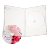 Коробка DVD Box 7 мм  для 1  диска, цвет белый полупрозрачный