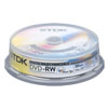  () TDK mini DVD-RW 1,4Gb (30 min) 2x Printable cake box 10