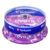  () Verbatim DVD+R 4,7Gb 16x  cake box 25