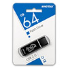  USB Flash () SmartBuy Glossy  64Gb  Black () 