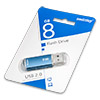 USB Flash () SmartBuy V-Cut  8Gb  Blue () 